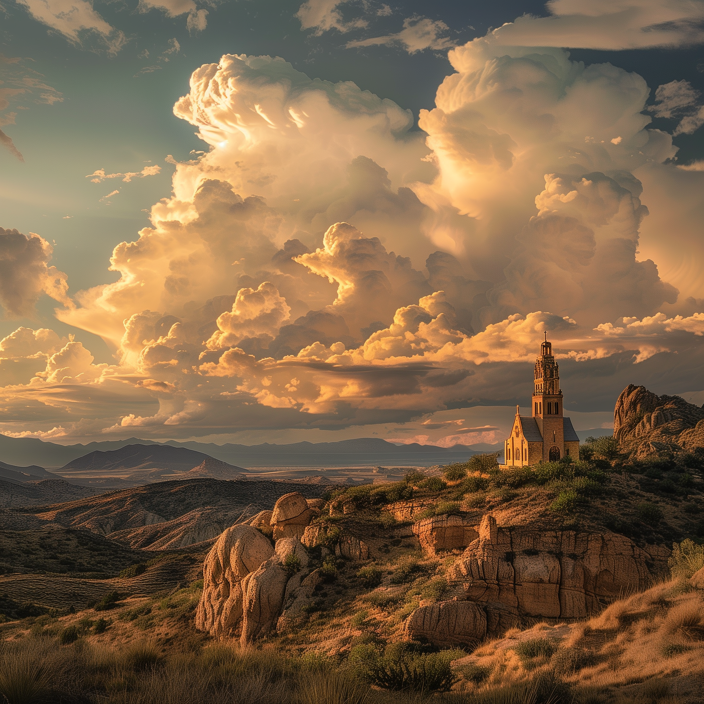 Palacios del Cielo Dorado - Dusk